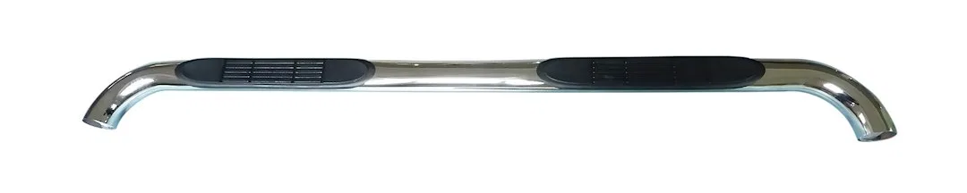 DR008S – VALUE BRAND Nerf Bar, With Step Pads 3 Inch Round Bent Polished Stainless Steel With Welded End Caps Rocker ...